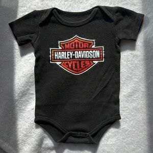 Harley Davidson Onesie - 6-9 Mo